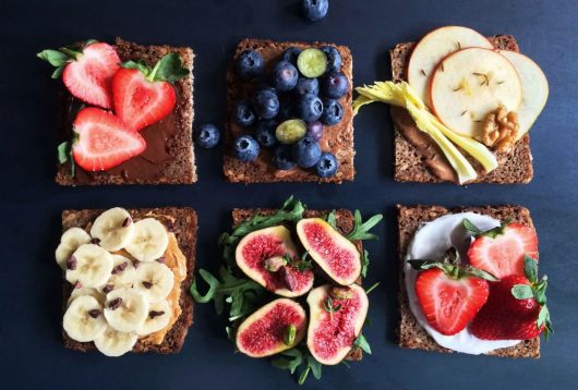 Simple + Healthy Sweet Breakfast Tartines recipe