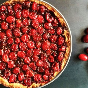 Simple + Healthy Cranberry Tart Recipe