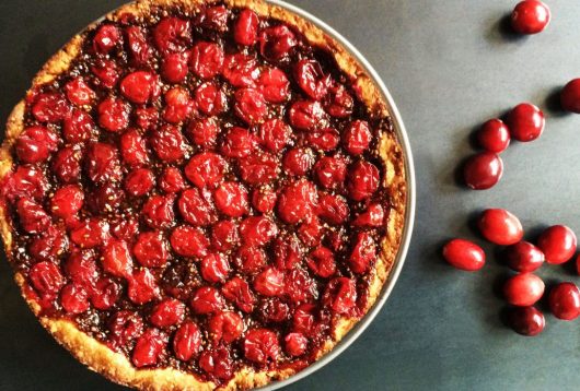 Simple + Healthy Cranberry Tart Recipe
