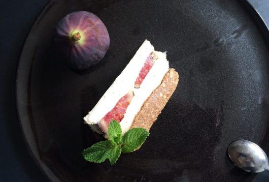 Simple + Healthy Fig & Lavender Honey Cheesecake recipe