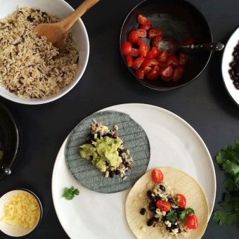 Simple + Healthy Healthy Burritos recipe