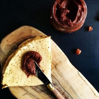 Simple + Healthy Nutella Crepes recipe
