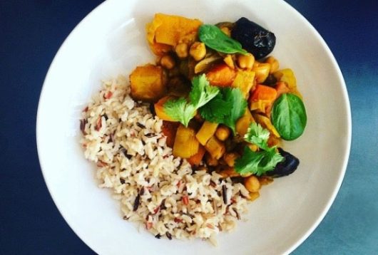 Simple + Healthy Moroccan Vegetable Tagine recipe