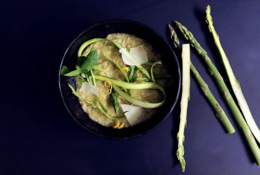 Simple + Healthy Asparagus Risotto recipe