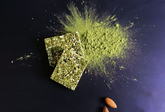 Simple + Healthy Matcha Squares recipe