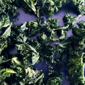 Simple + Healthy Kale Crisps recipe